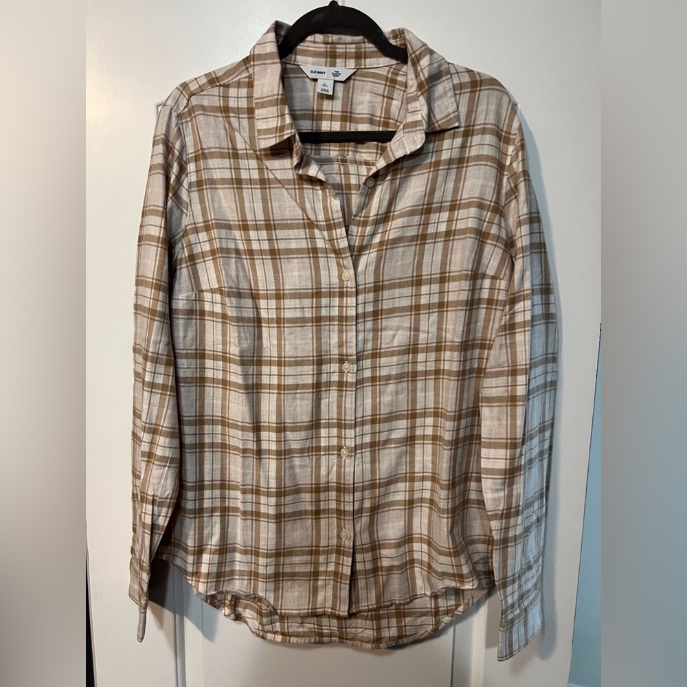 TALL Old Navy plaid shirt